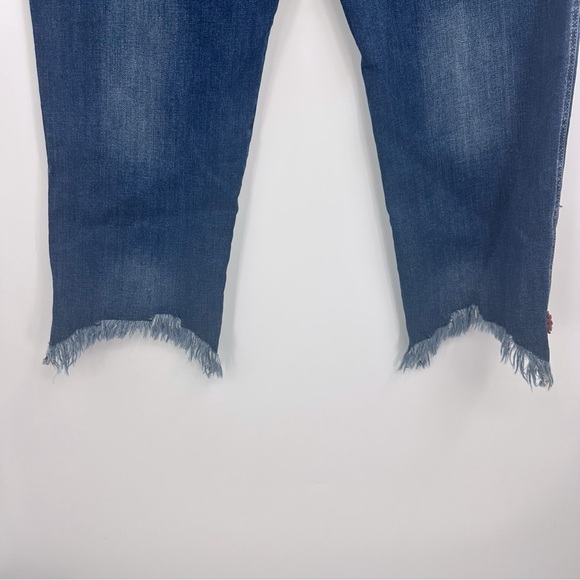 NWOT Ella Moss Floral Embroidered Ankle Jean Size 32 - Picture 13 of 15